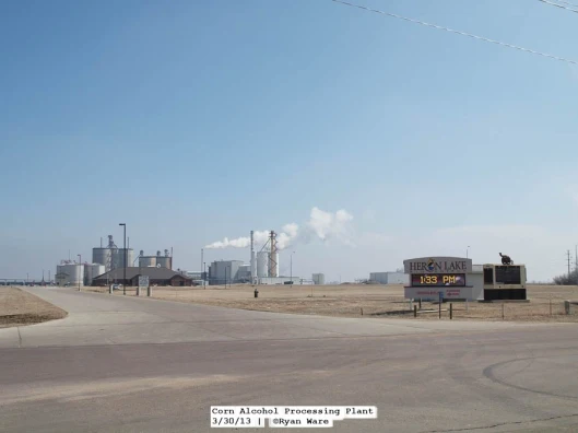 More images that show the underpinnings of the agricultural economy. The last being a corn alcohol processing plant.